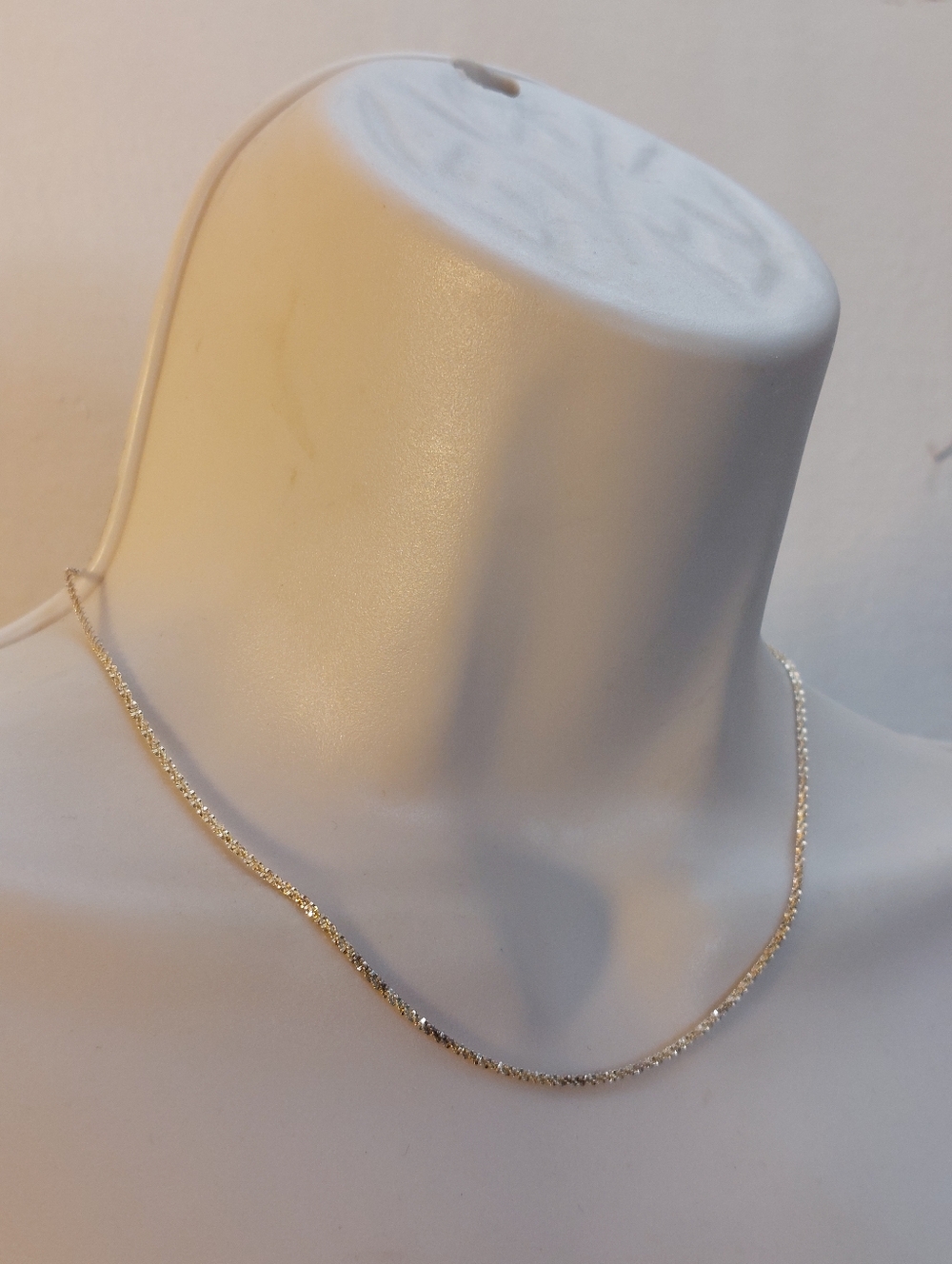 Gold Over Sterling Margarita Chain Vermeil Necklace - Picture 5 of 6